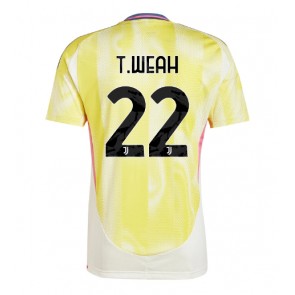 Juventus Timothy Weah #22 Venkovní Dres 2024-25 Krátký Rukáv